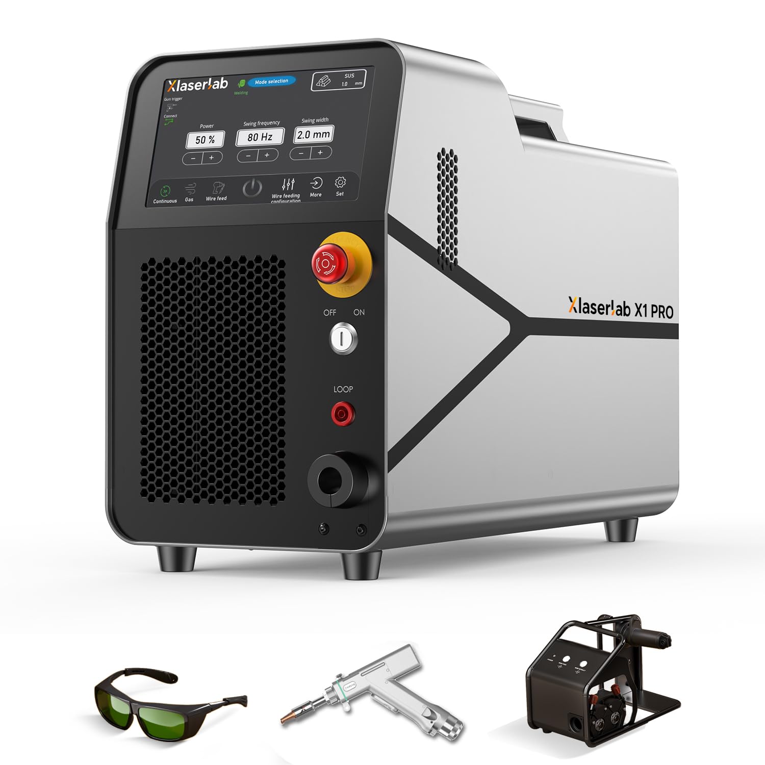 Hand-held 1500W LaserMaster-Versatile LM-H1500/L: kyara_melページ Fiber 3-in Laser 小物